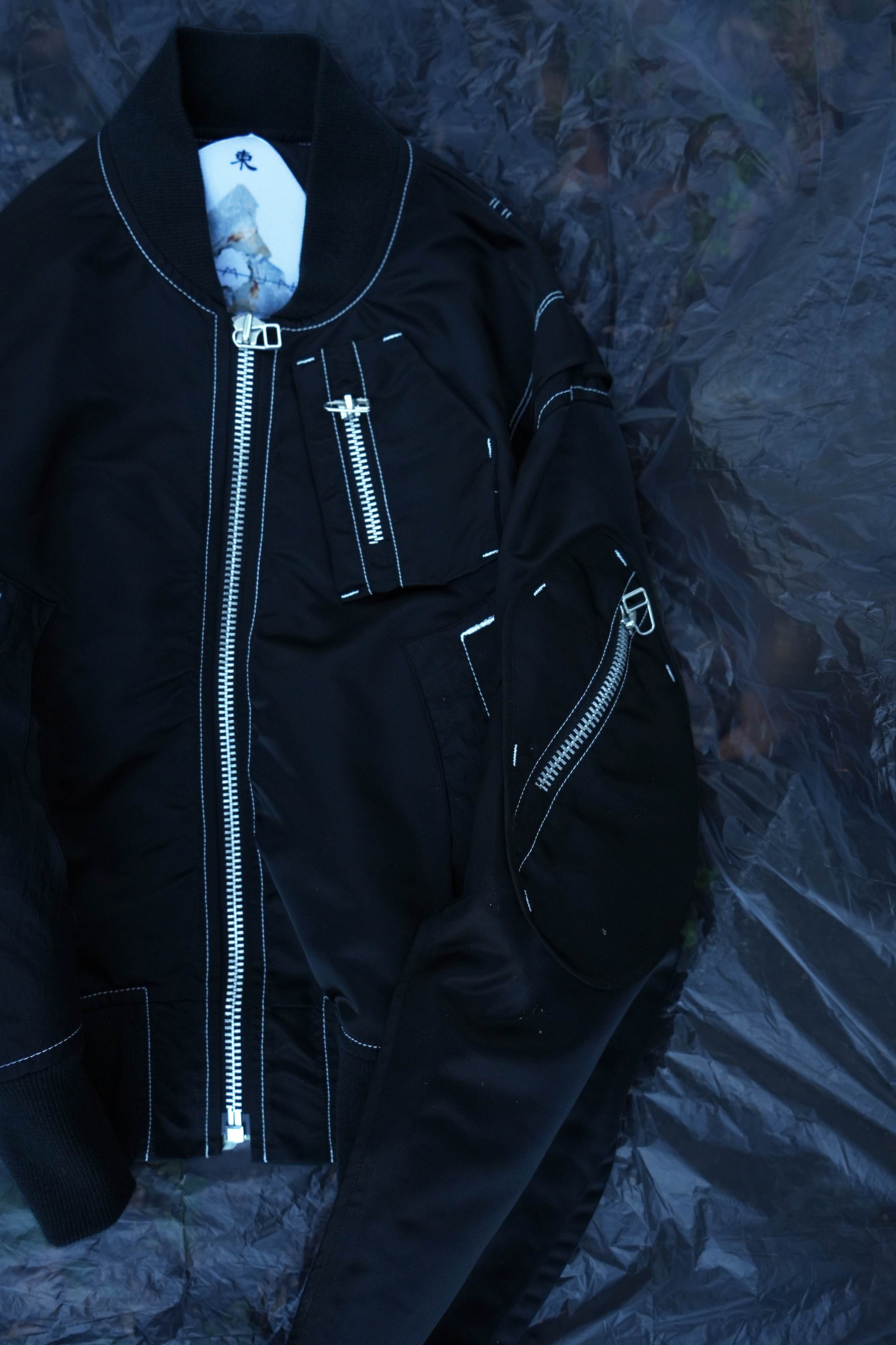 Layered Pocket MA-1 - Black – BALMUNG