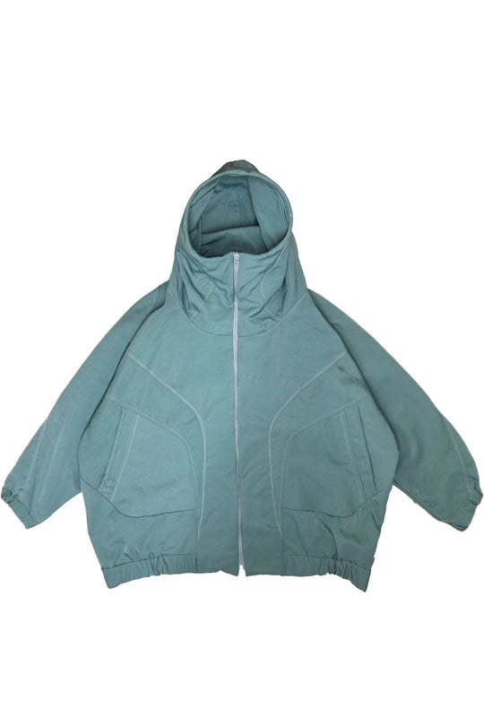 ハイネックビッグパーカー - Grey