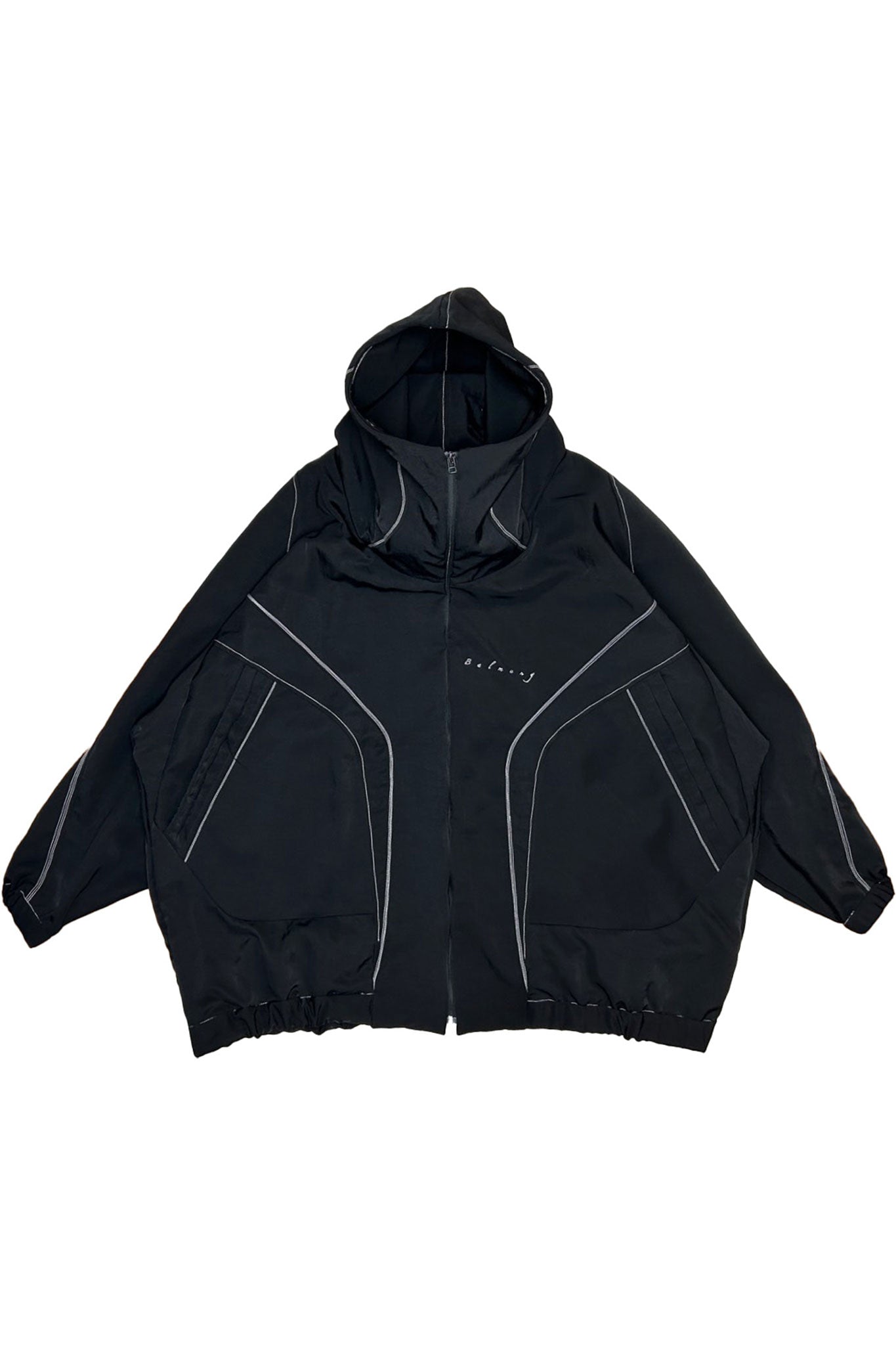 ハイネックビッグパーカー - Black – BALMUNG