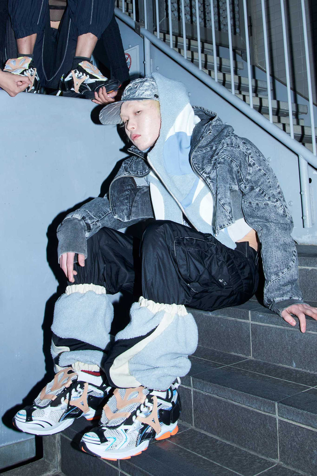 ボアレッグカバー - Grey