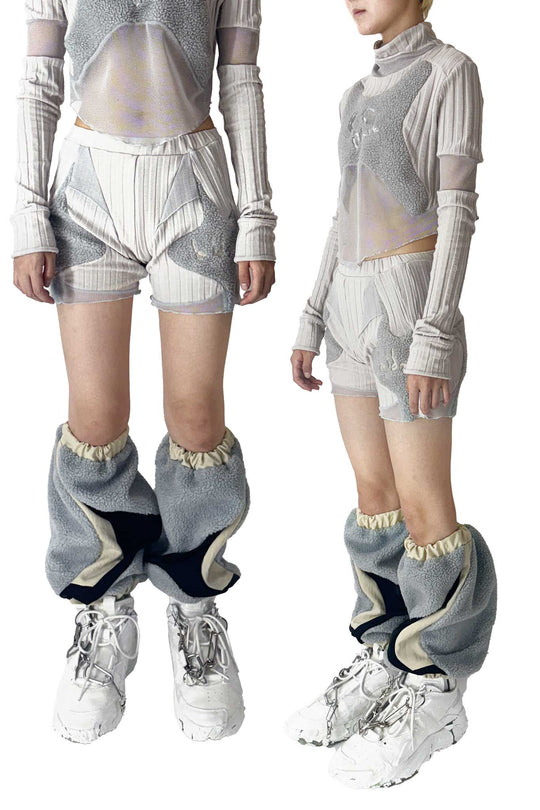 ボアレッグカバー - Grey