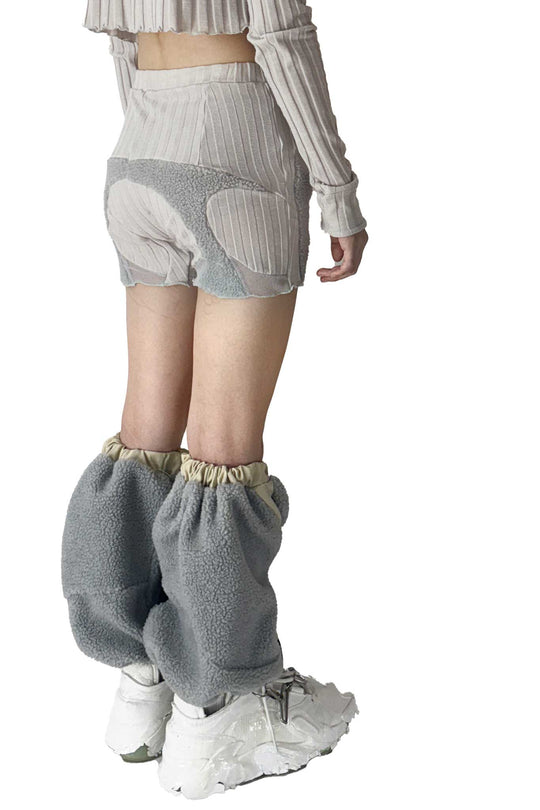 ボアレッグカバー - Grey