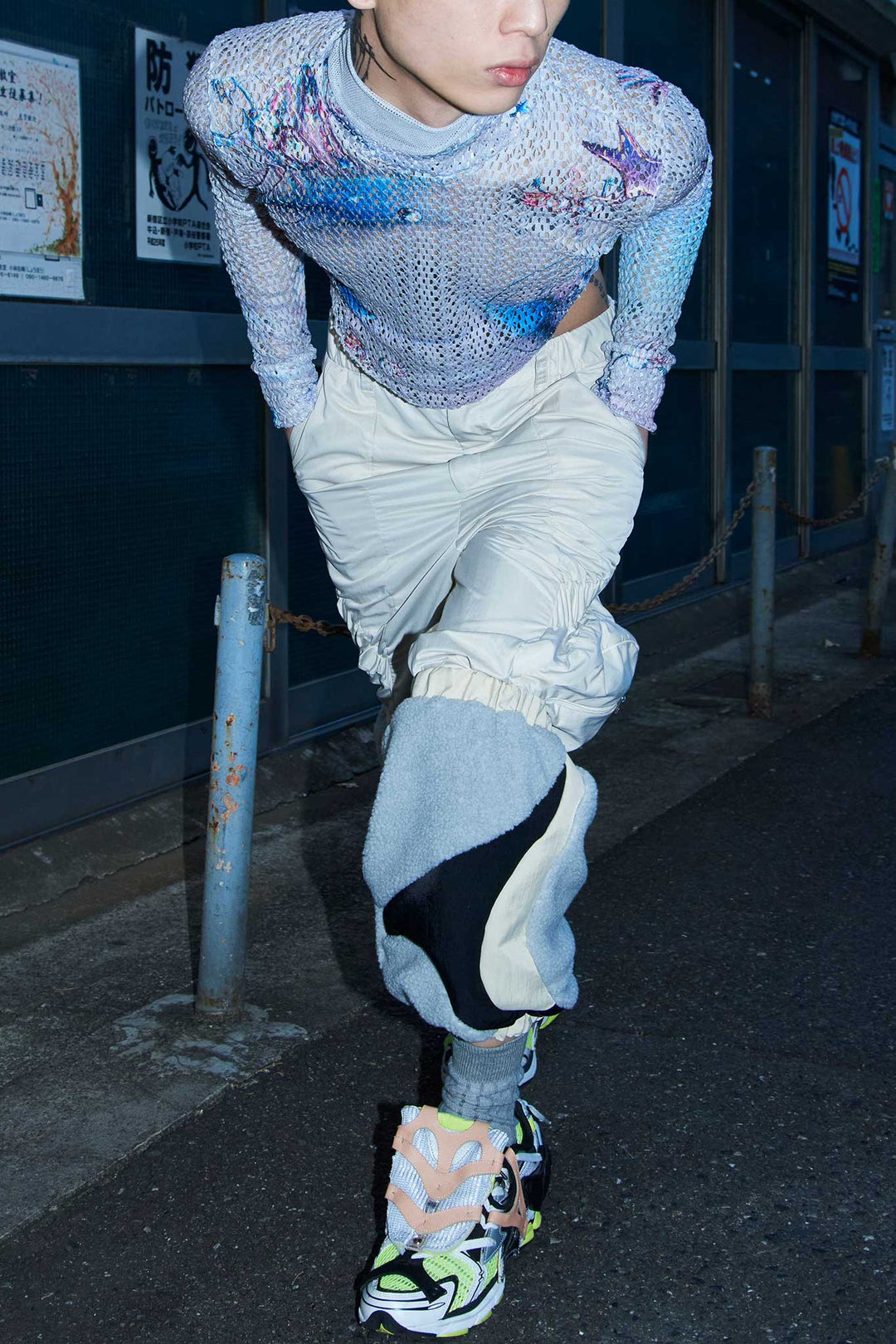 ボアレッグカバー - Grey