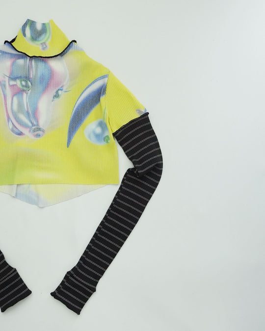 Limited / Graphic Short Top - Black/Yellow