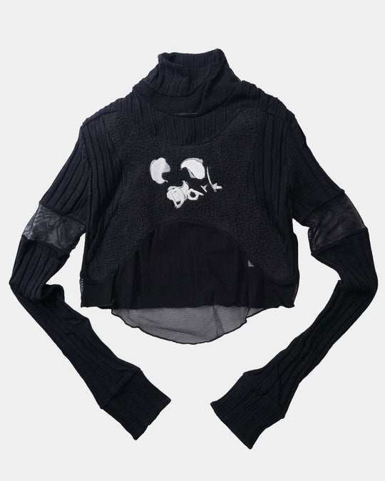 Boa Switched Short Top - Black