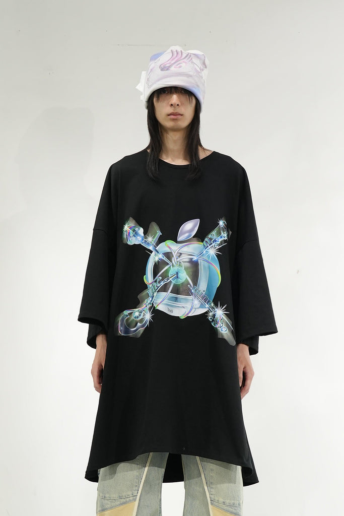 プリントビッグTシャツ - Black – BALMUNG