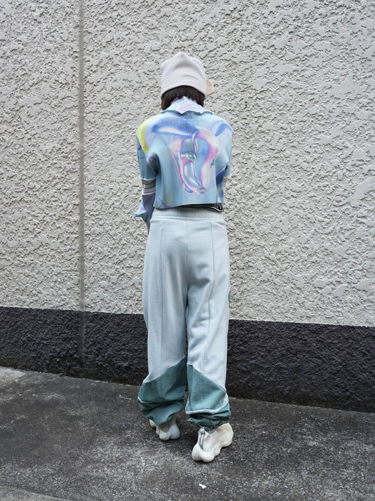 Limited / Graphic Short Top - White/Water