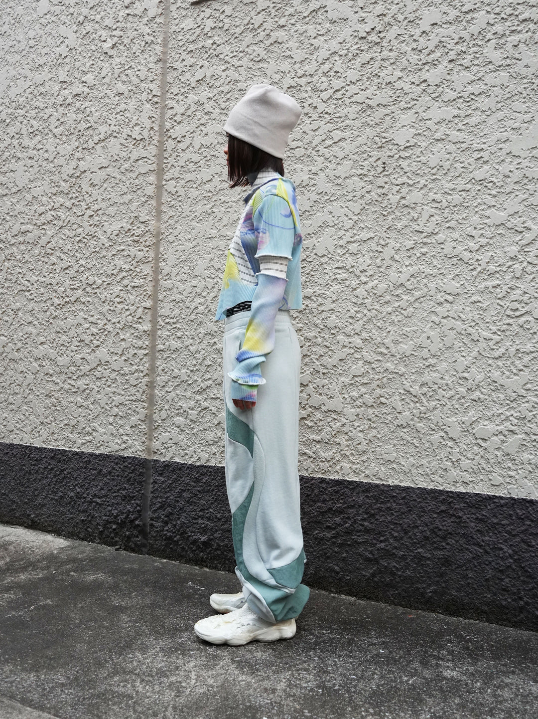 Limited / Graphic Short Top - White/Water