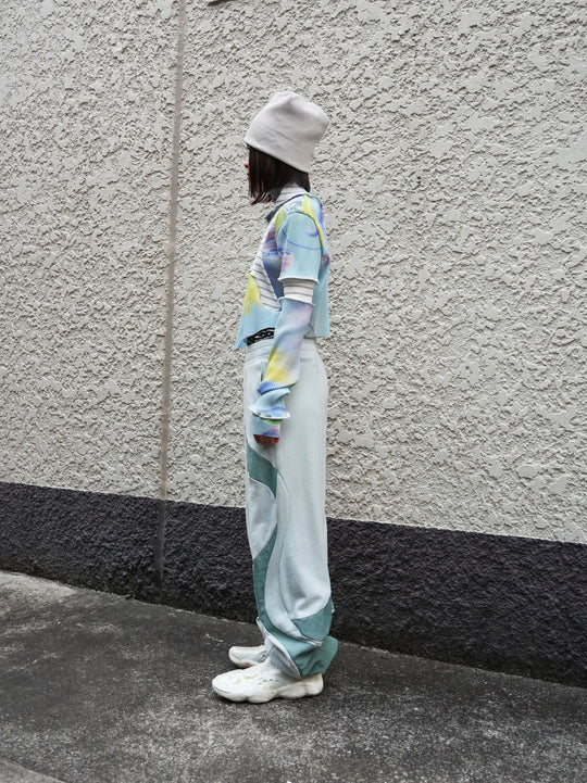 Limited / Graphic Short Top - White/Water