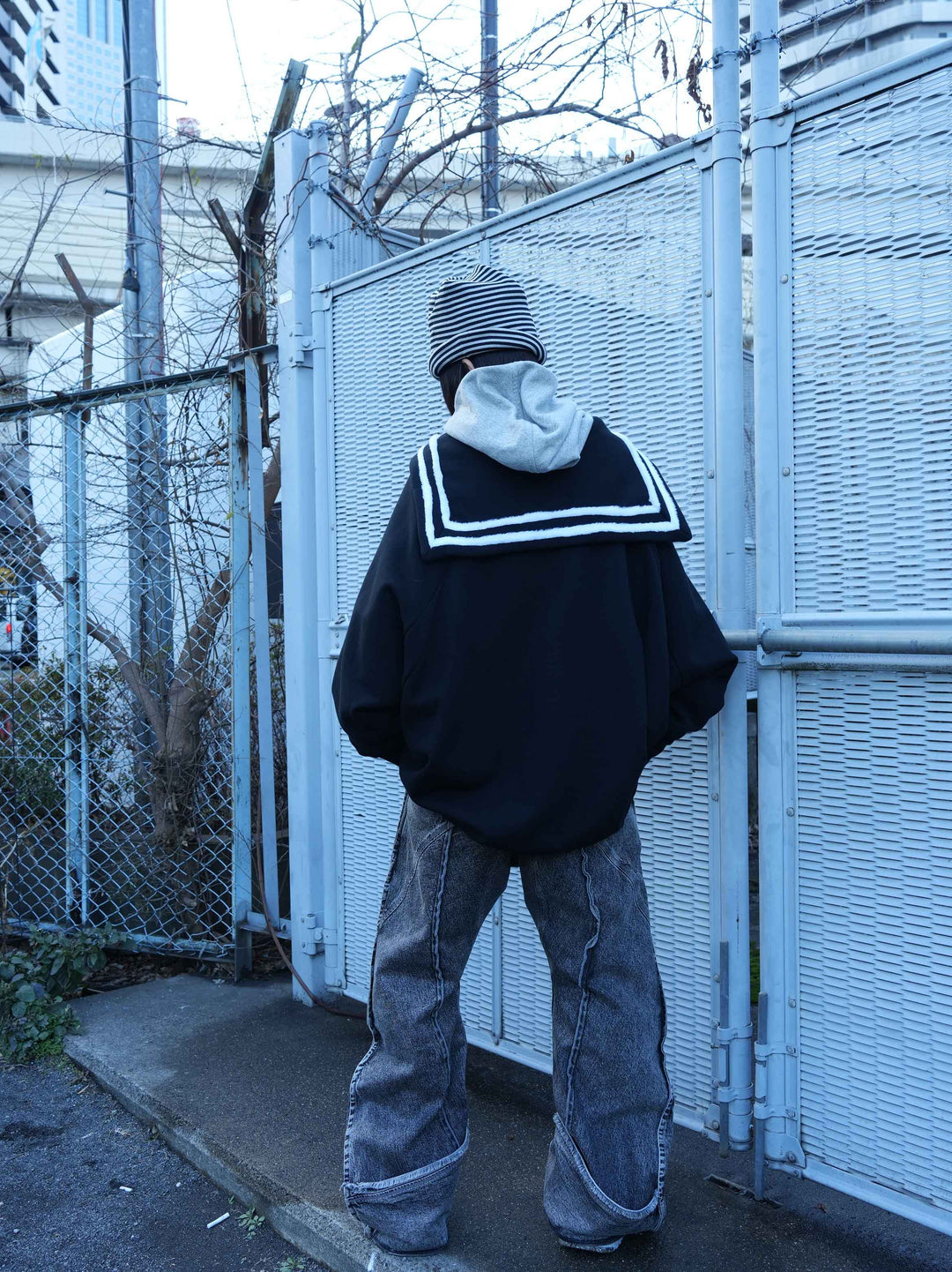 Big Sailor Sweater - Black
