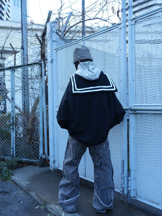 Big Sailor Sweater - Black