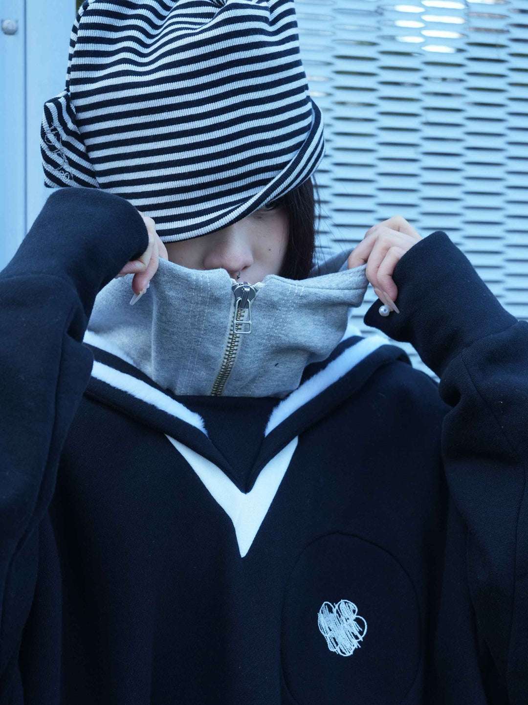 Big Sailor Sweater - Black
