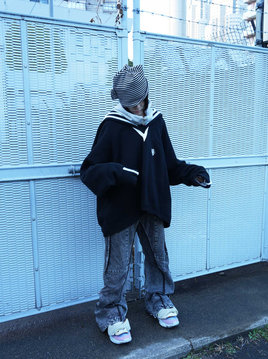 Big Sailor Sweater - Black