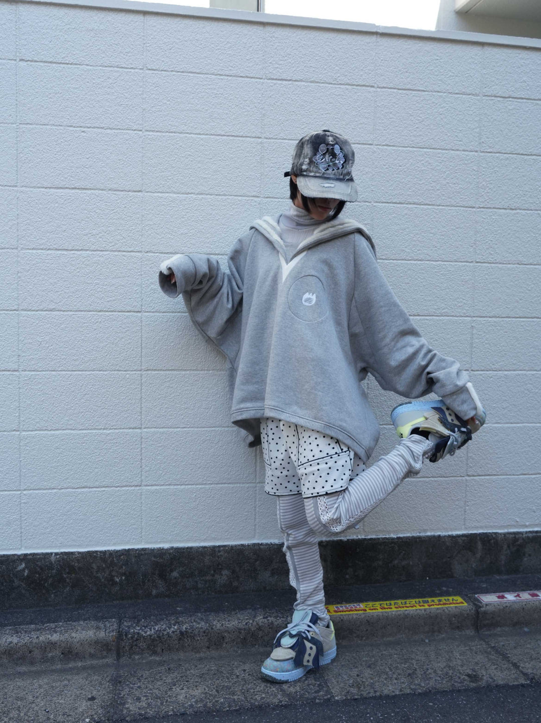 Big Sailor Sweater - Grey