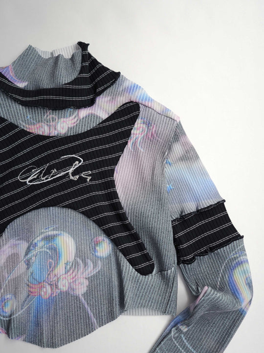 Limited / Graphic Short Top - Black/Black