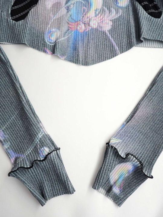 Limited / Graphic Short Top - Black/Black