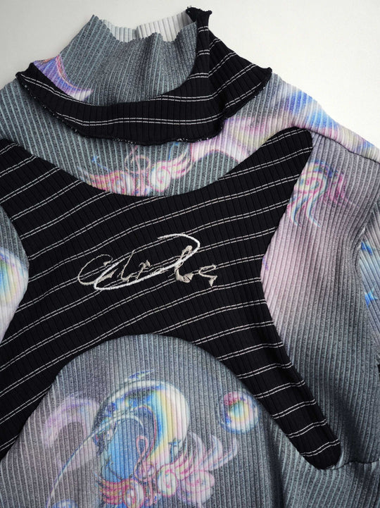 Limited / Graphic Short Top - Black/Black