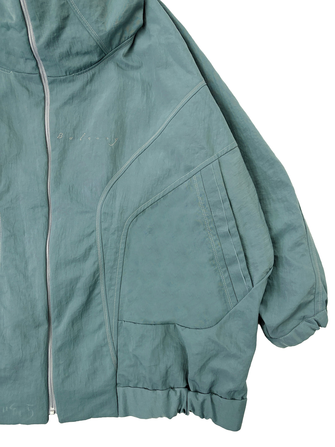 ハイネックビッグパーカー - Grey