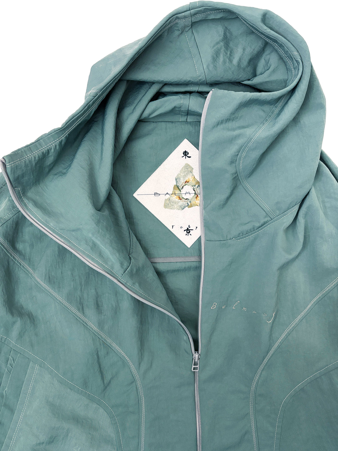 ハイネックビッグパーカー - Grey