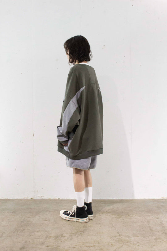 Knit multi shorts - Grey
