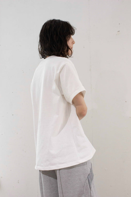 Tee shirt （emb） - White