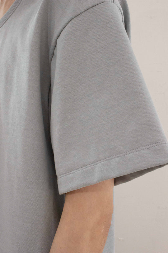 Tee shirt （emb） - Grey