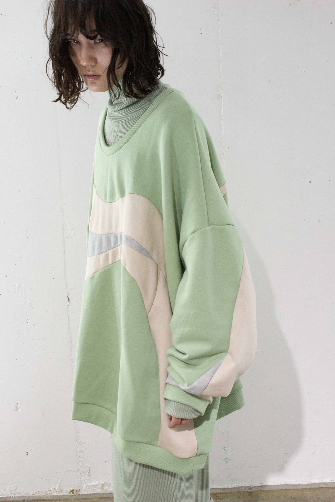 FLOW big sweater - Green