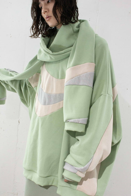 FLOW sweat scarf - Green