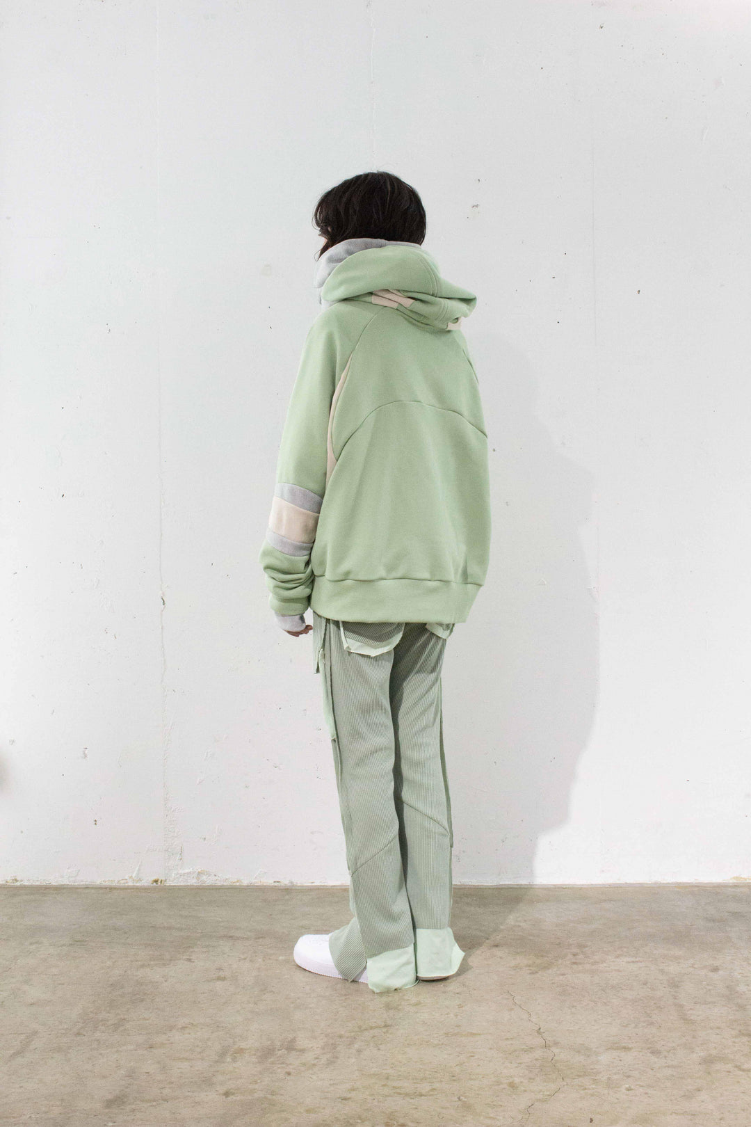 FLOW cross hoodie - Green