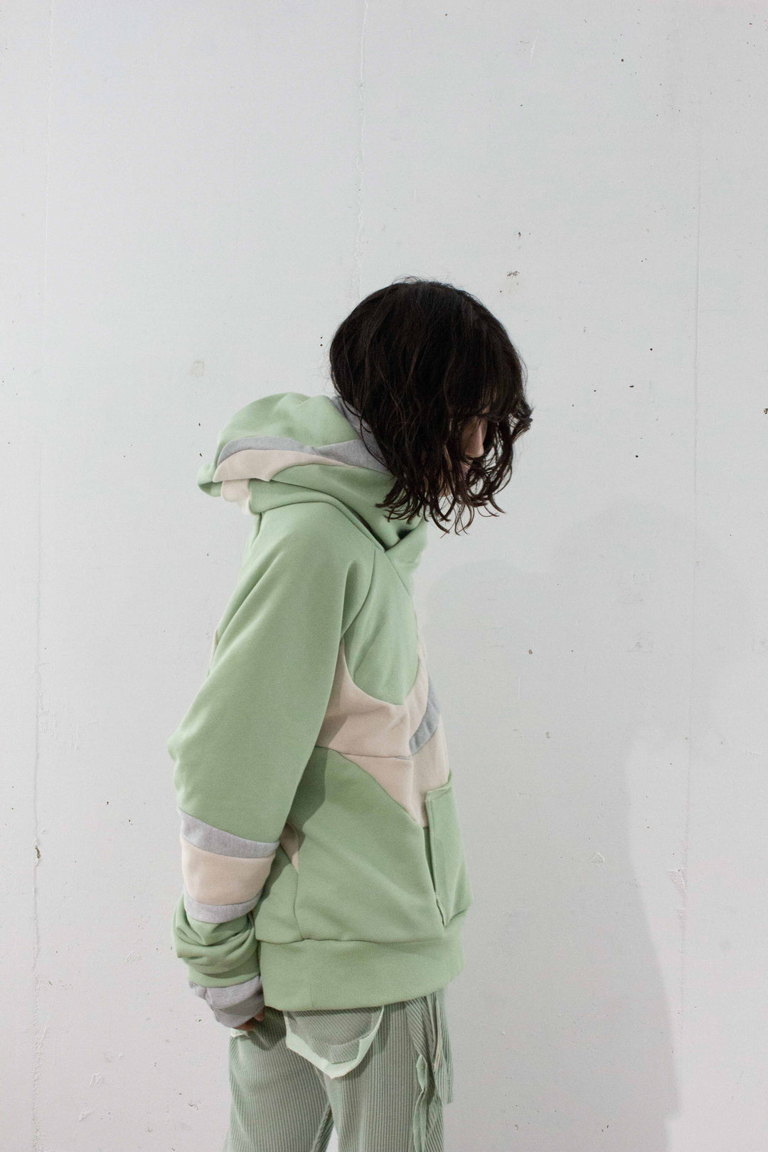 FLOW cross hoodie - Green