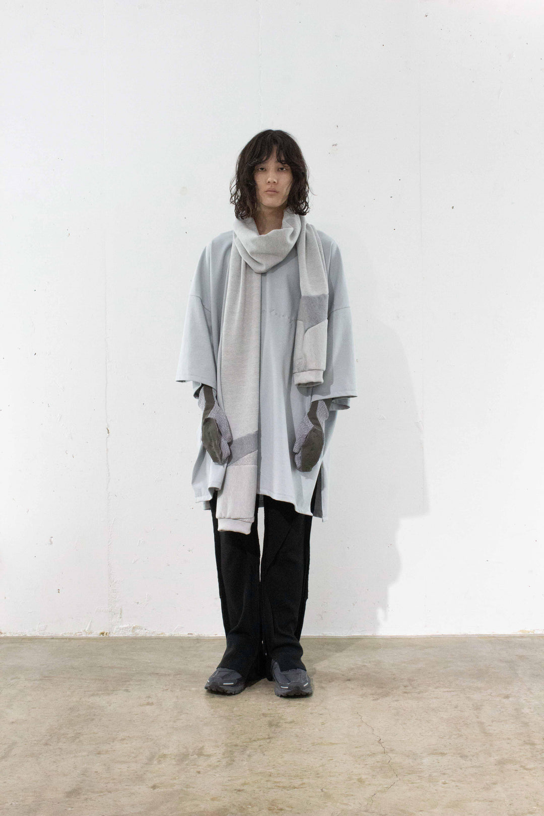 FLOW sweat scarf - Grey