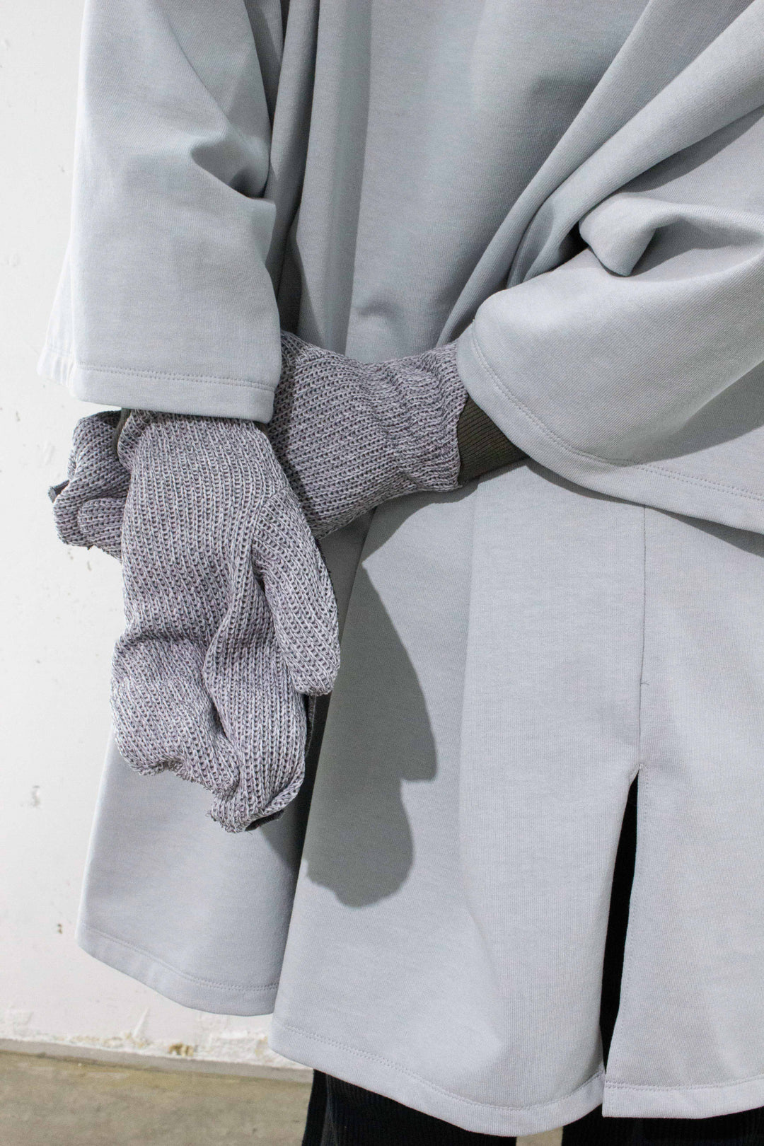 Knit gloves - Grey