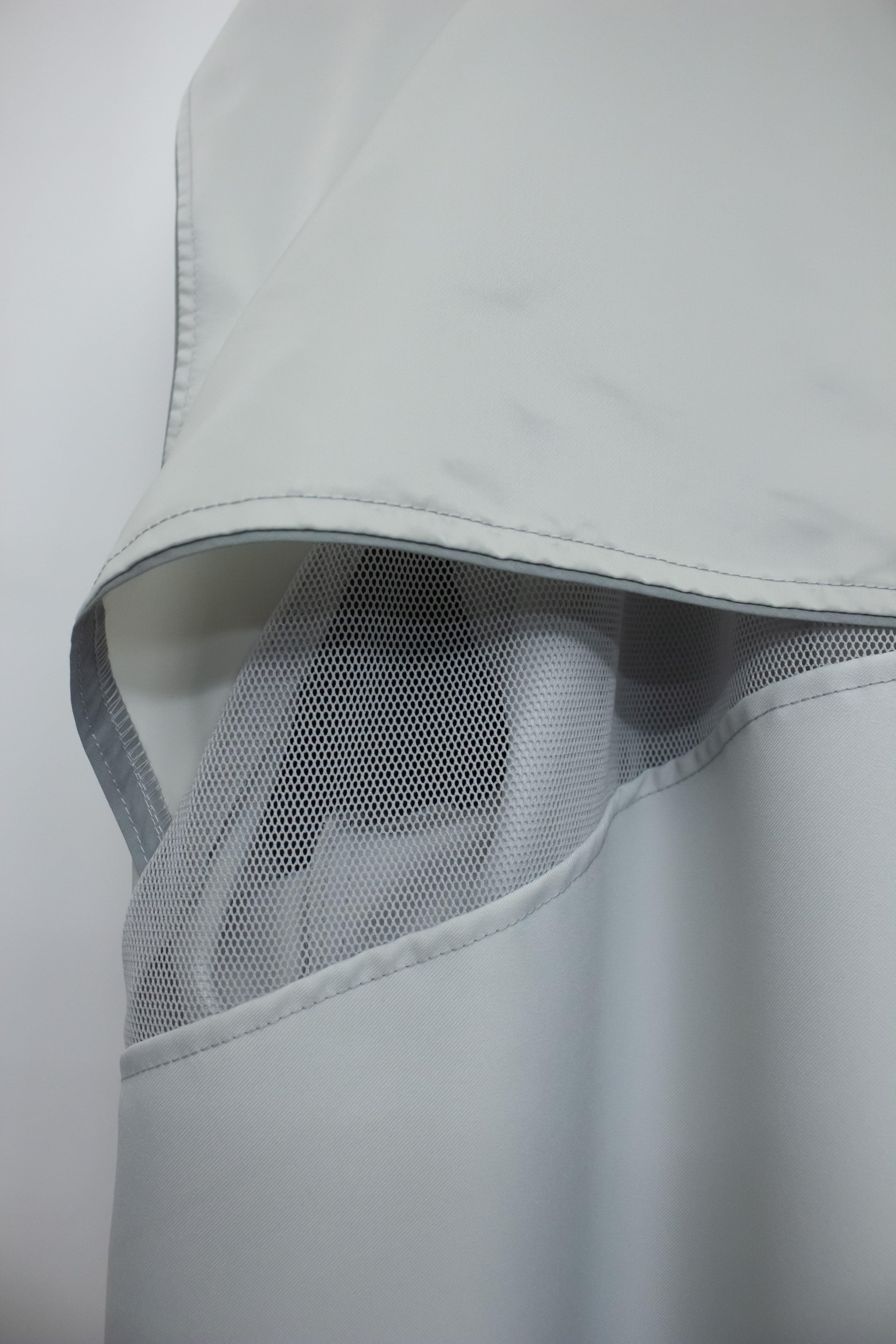 BALMUNG / 重ねハイネックビッグパーカー - GRAY 重ねハイネックビッグパーカー(AIR) - グレー – BALMUNG