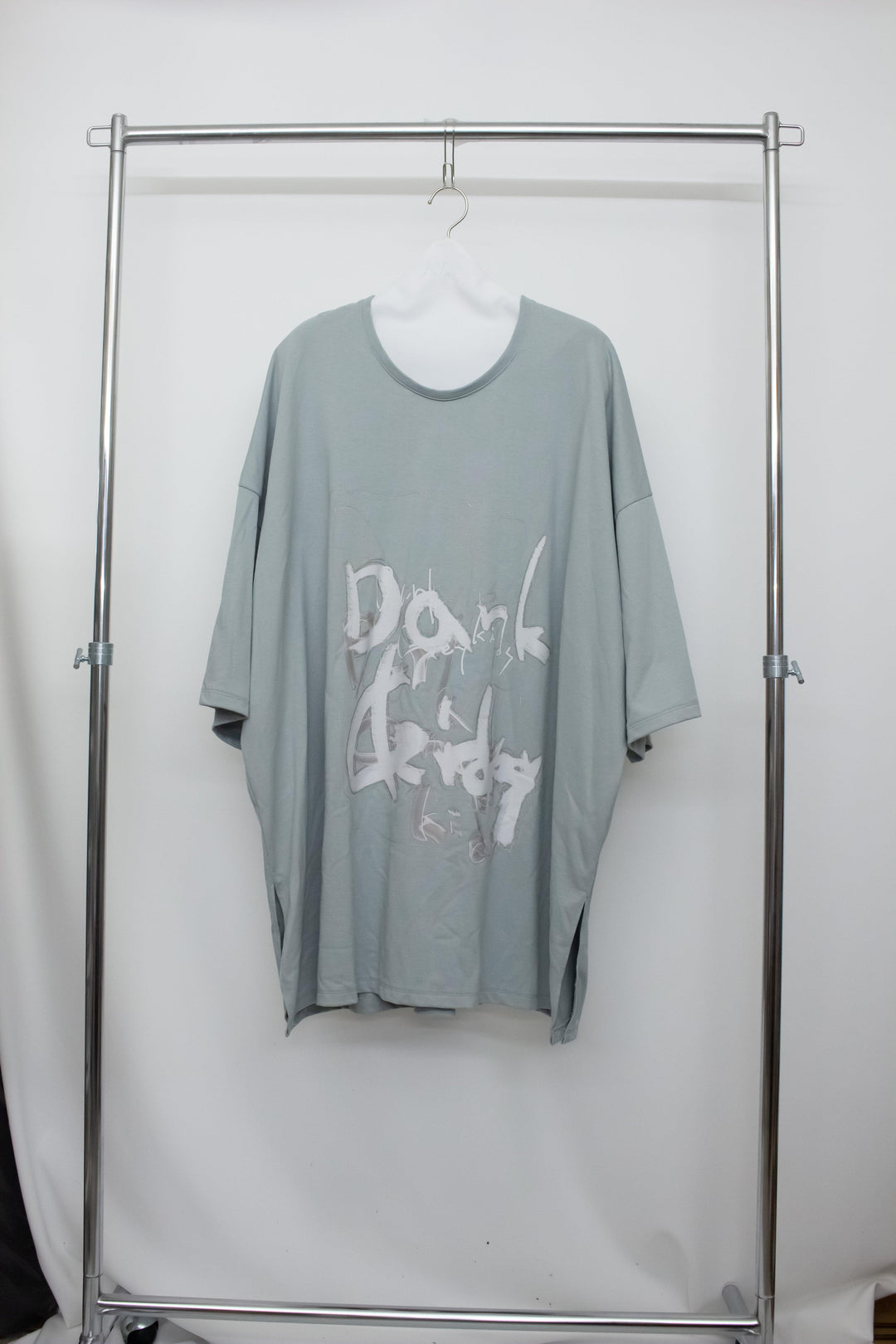 Printed Big T-shirt - Gray