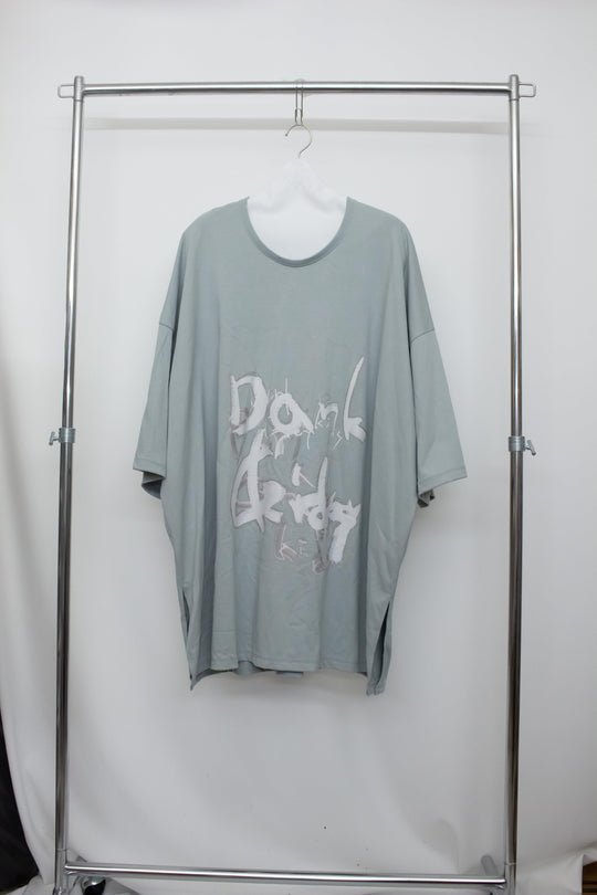 Printed Big T-shirt - Gray