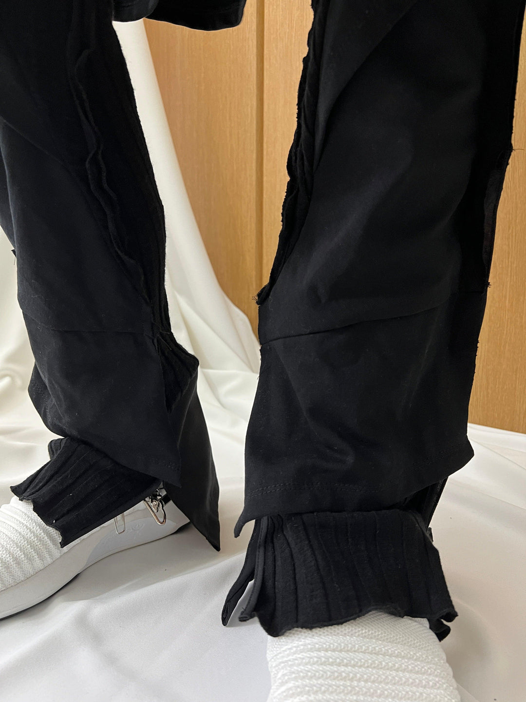 Double Slit Pants - Black 