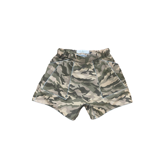 Flat Shorts - Camouflage