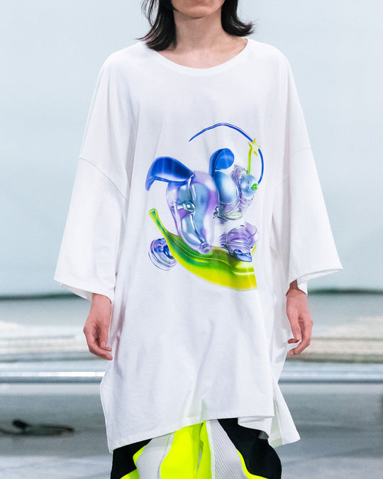 Print Big T-Shirt - White(Banibo)