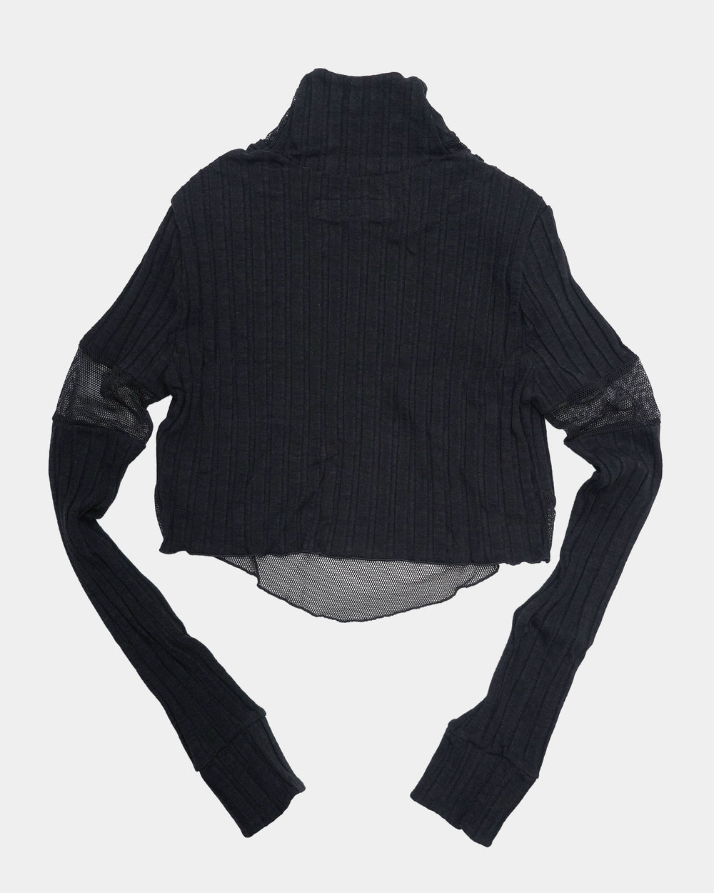 ボア切替ショートトップ - Black