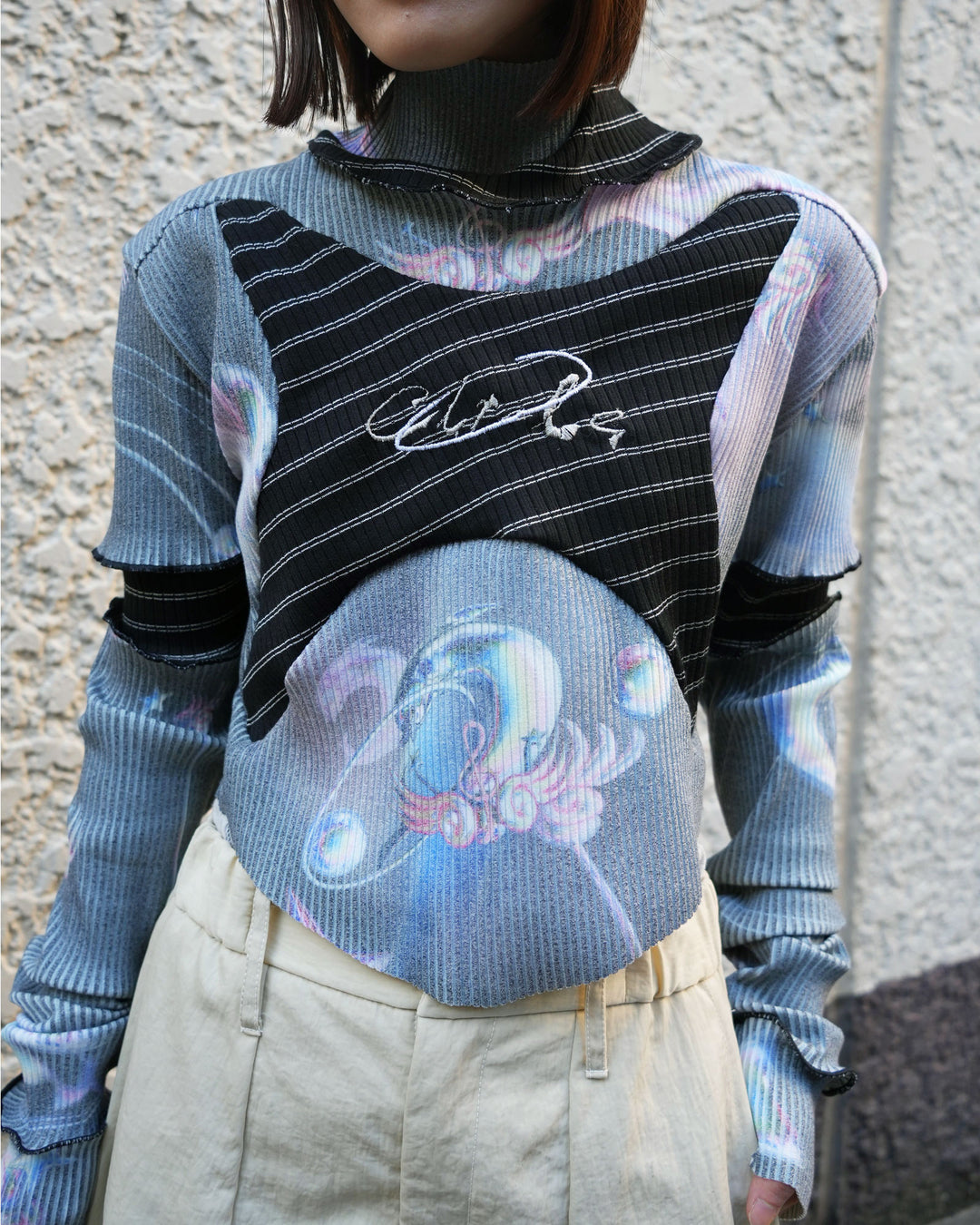 Limited / Graphic Short Top - Black/Black