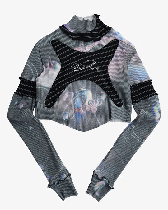 Limited / Graphic Short Top - Black/Black