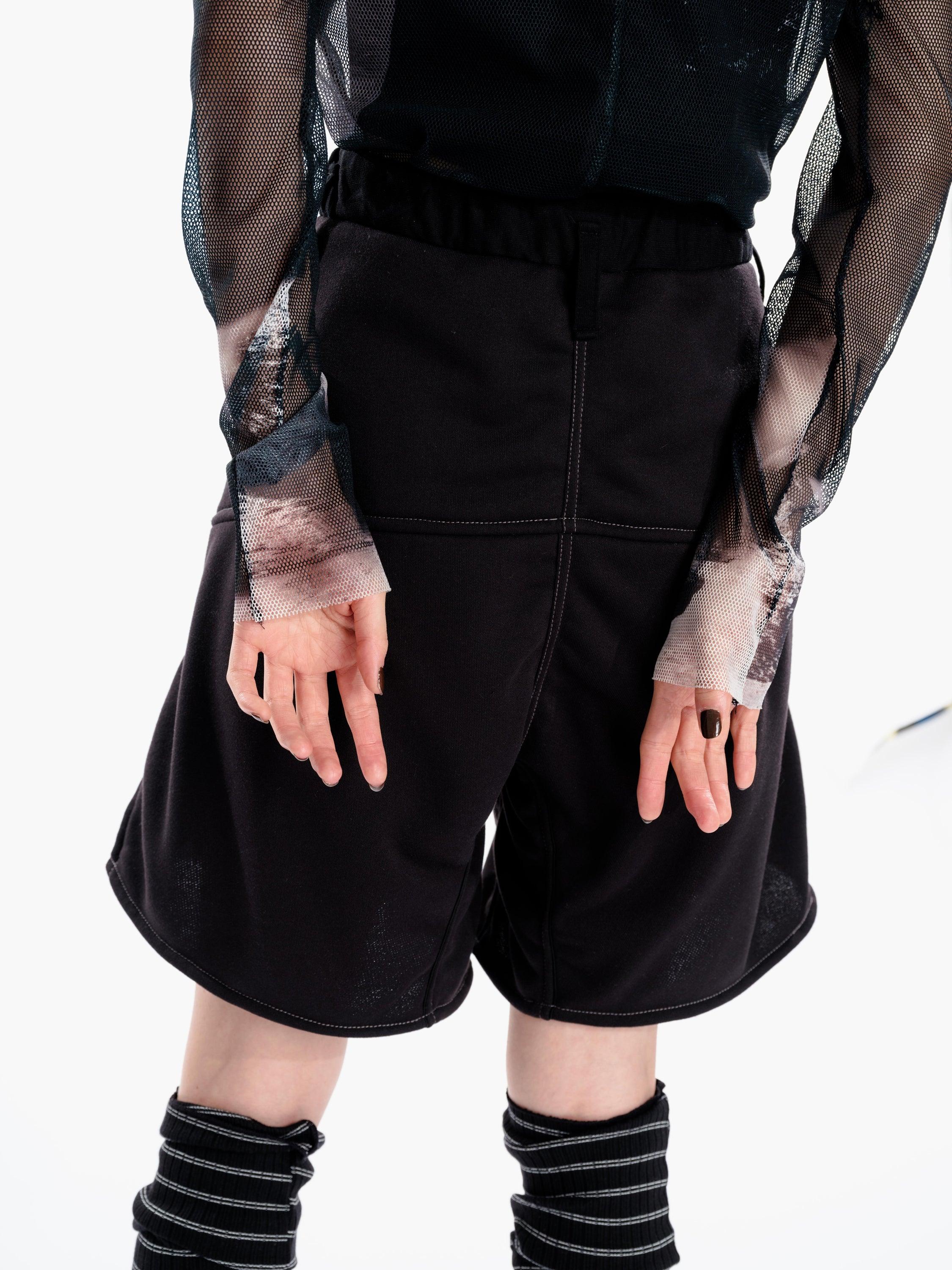 balmung ショーツ スウェットダブルショーツ - ブラック – BALMUNG