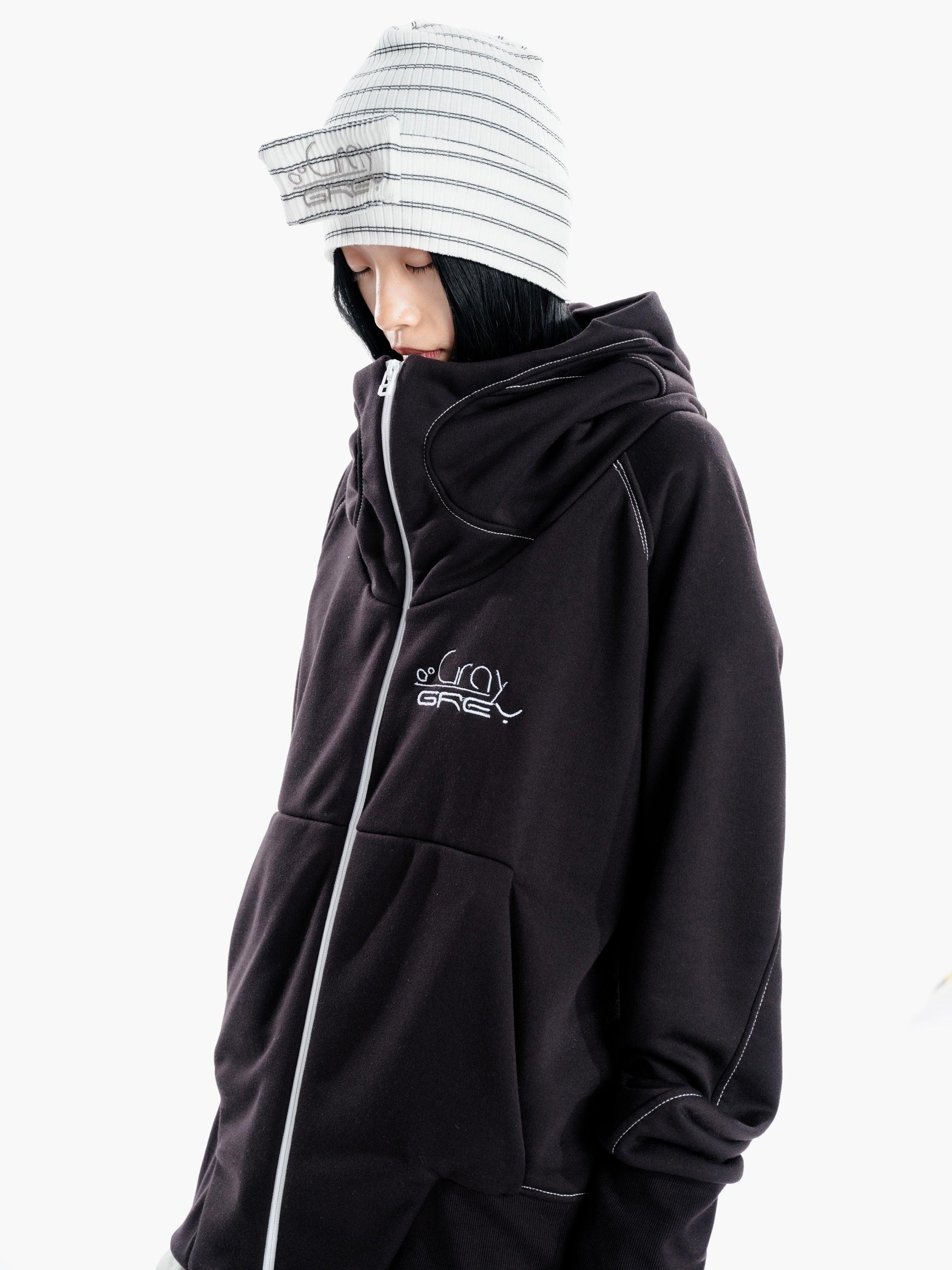 ムーンハイネックパーカー - ブラック – BALMUNG