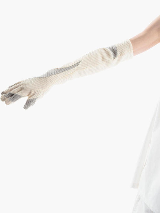 Long gloves - knit material