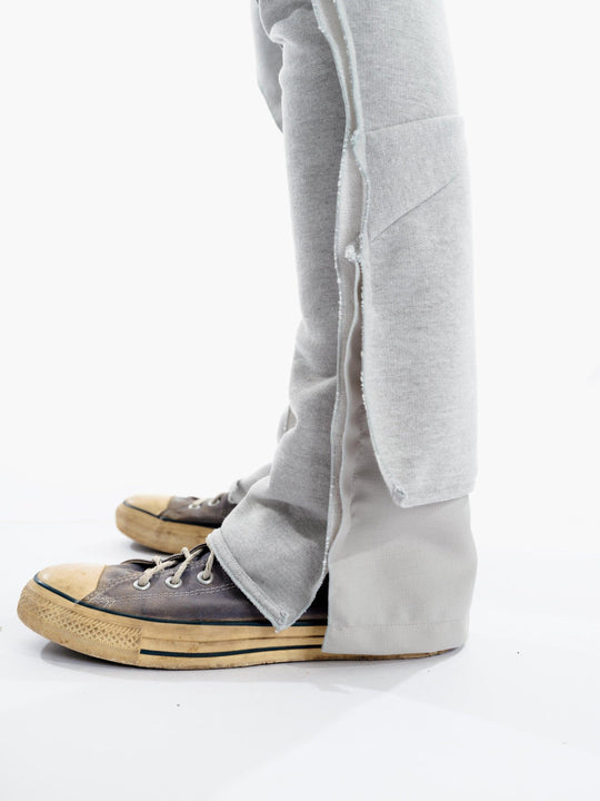 Double slit pants (sweat) - Gray