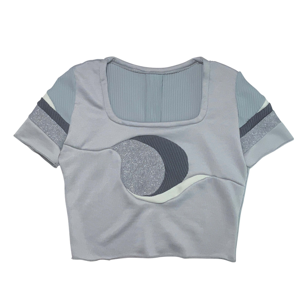 Circle debri T-shirt - Grey