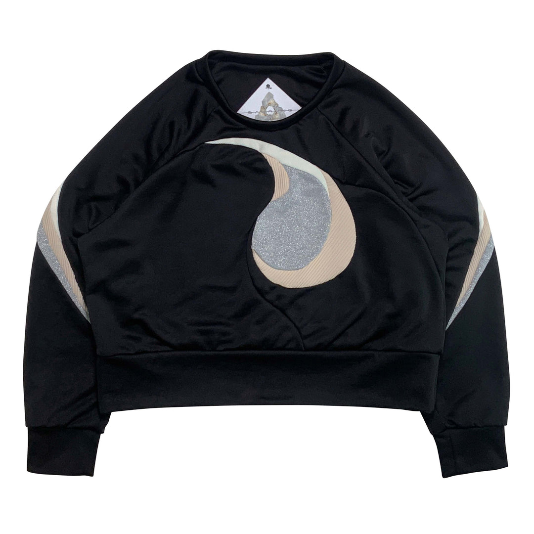 Circle debri sweater - Black