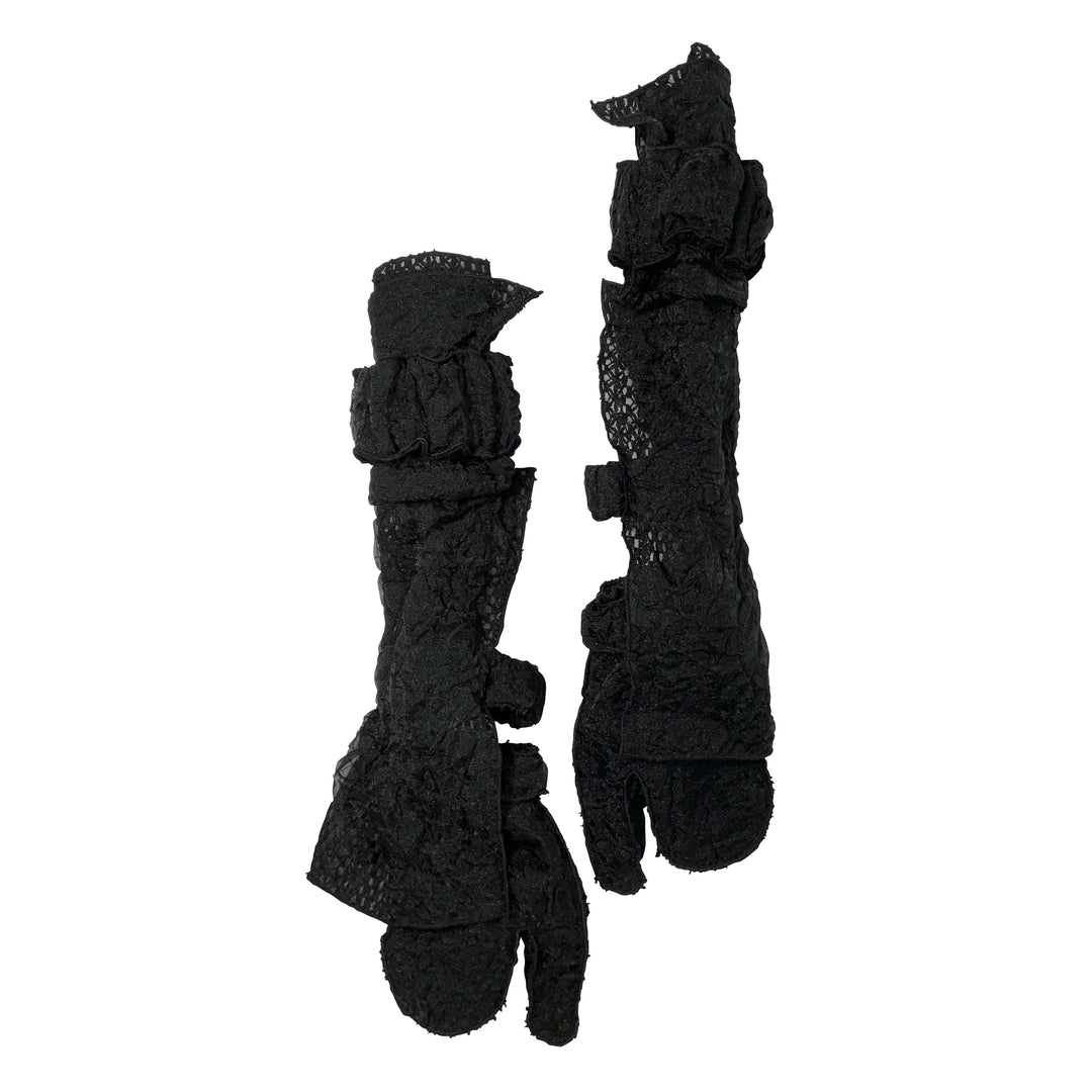 Botanic lace gloves - Black