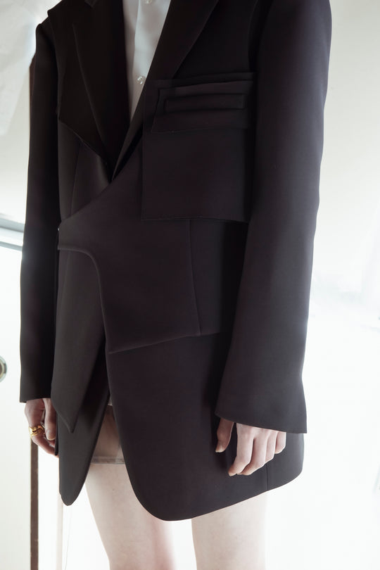 Double tailored jacket - Black
