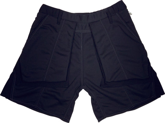 Sweat double shorts - black